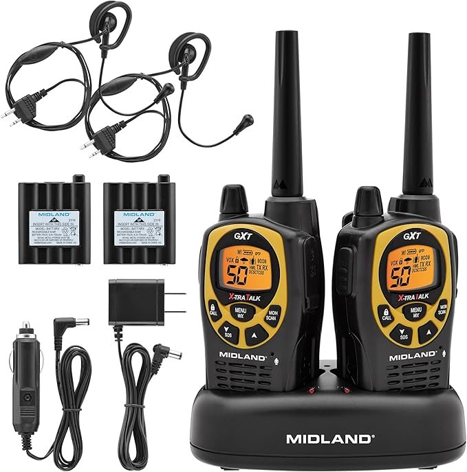 Midland GXT1030VP4 GMRS Two-Way Radio (2-Pack)